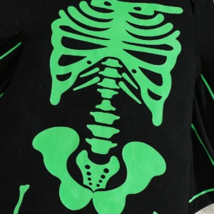 Baby Bat Skeleton Costume Romper with Hat - Image 13