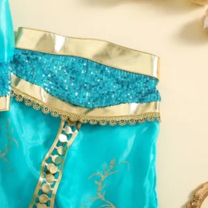 Girls Arabian Princess Costume – 2PC Outfit - Image 4