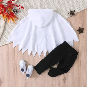 Halloween Baby Ghost Cape Outfit – 2PCS Costume Set - Image 4
