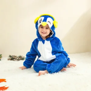 Blue Penguin Baby Onesie - Image 5