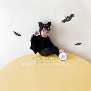 Baby Bat Costume – 3PC Halloween Outfit for Toddlers - Image 10
