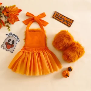 Baby Girl Monster Costume – 2PC Set - Image 36