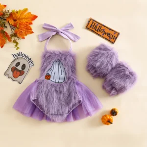 Baby Girl Monster Costume – 2PC Set - Image 56