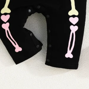 Baby Skeleton Halloween Costume Glow in Dark - Image 6