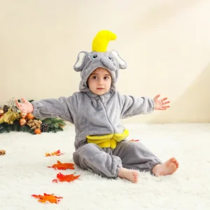 Elephant Baby Onesie – Winter Onesie for Toddlers - Image 4