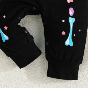 Baby Bat Skeleton Costume Romper with Hat - Image 10