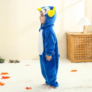 Blue Penguin Baby Onesie - Image 3