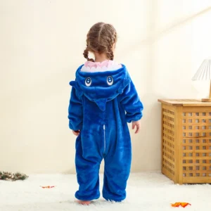 Shark Baby Onesie – Plush Hooded Costume for Toddlers - Image 3