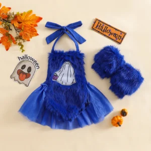 Baby Girl Monster Costume – 2PC Set - Image 52