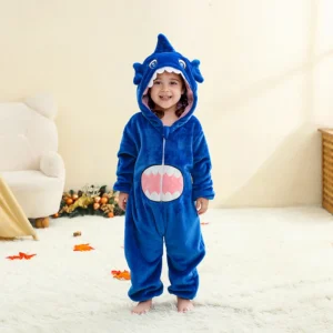 Shark Baby Onesie – Plush Hooded Costume for Toddlers - Image 5