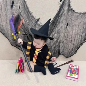 Baby Wizard Costume Romper - Image 4