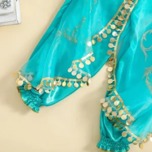 Girls Arabian Princess Costume – 2PC Outfit - Image 5