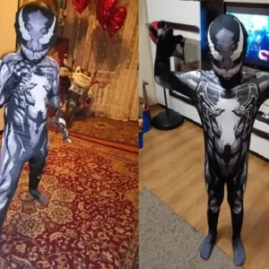 Kids Venom & Carnage Bodysuit Costume - Image 6