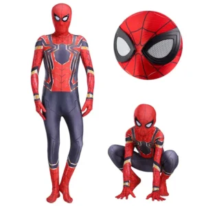 Kids Superhero Spiderman Cosplay Costume - Image 25