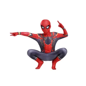 Kids Superhero Spiderman Cosplay Costume - Image 3