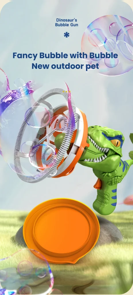 Dinosaur Bubble Gun - Image 7