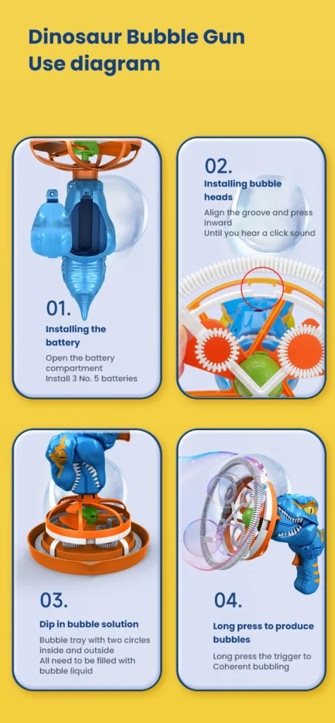 Dinosaur Bubble Gun - Image 14