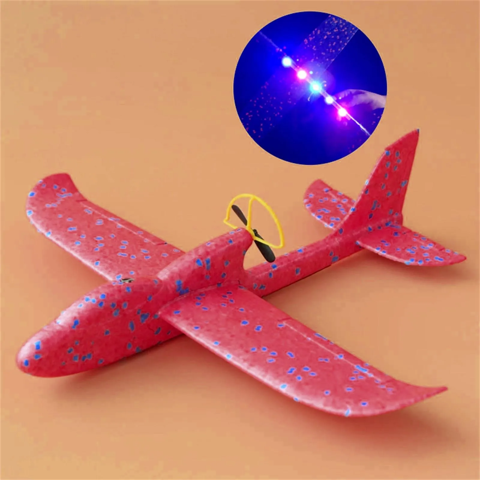 kf-Sa206df30a2c84e8dafe0cdf32a6a5e7dU LED Foam Glider Plane - Image 1