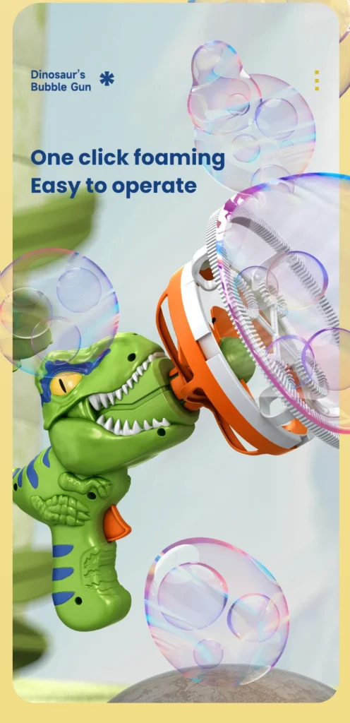 Dinosaur Bubble Gun - Image 11