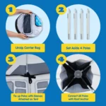 Kids Rocket Tent Set - Image 8